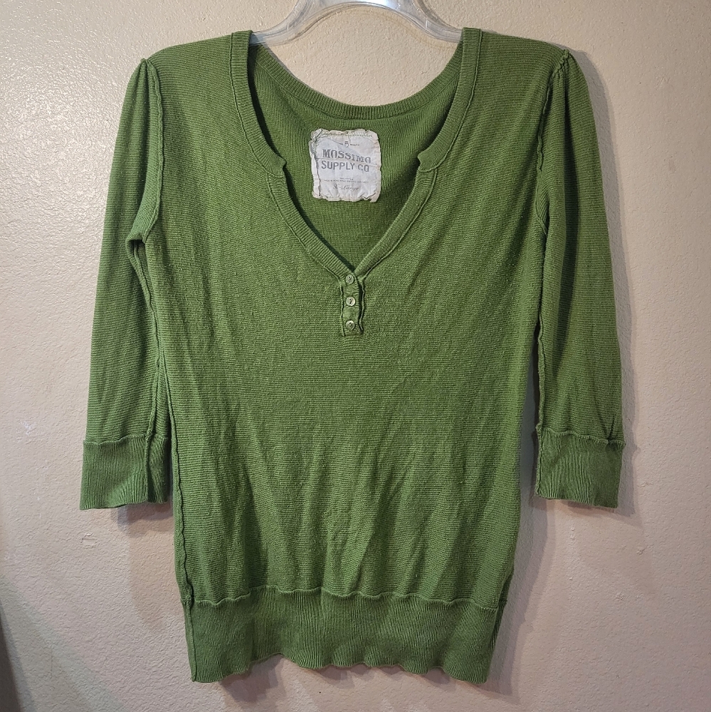 Mossimo button up henley shirt.